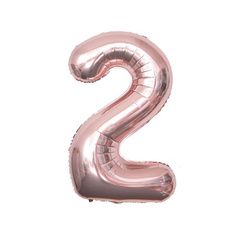 32 Inch Rose Number Balloon 0 9 Birthday Anniversary Party Decoration Balloon
