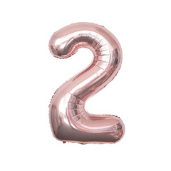 32 Inch Rose Number Balloon 0 9 Birthday Anniversary Party Decoration Balloon