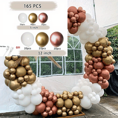 165 pcs Rose Golden Balloon Party Set - Party & Wedding Decoration