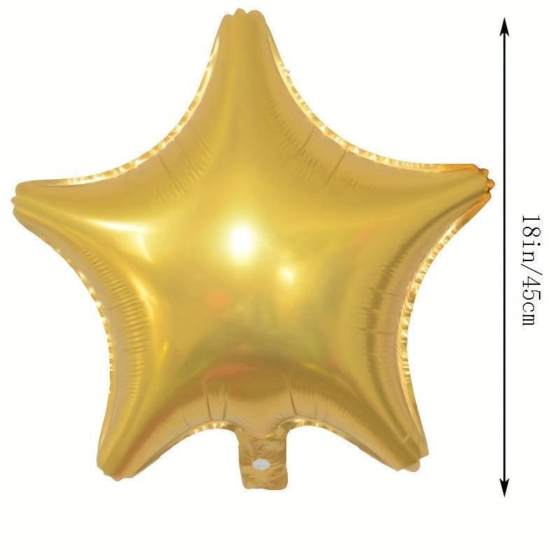 Birthday Party Balloon Set Love Star Aluminum Film Balloon Venue Layout