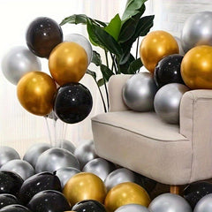 Birthday Balloon 25 4 Cm Metal Balloon Set Latex Balloon Wedding Room Set