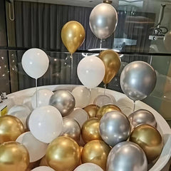 Birthday Balloon 25 4 Cm Metal Balloon Set Latex Balloon Wedding Room Set