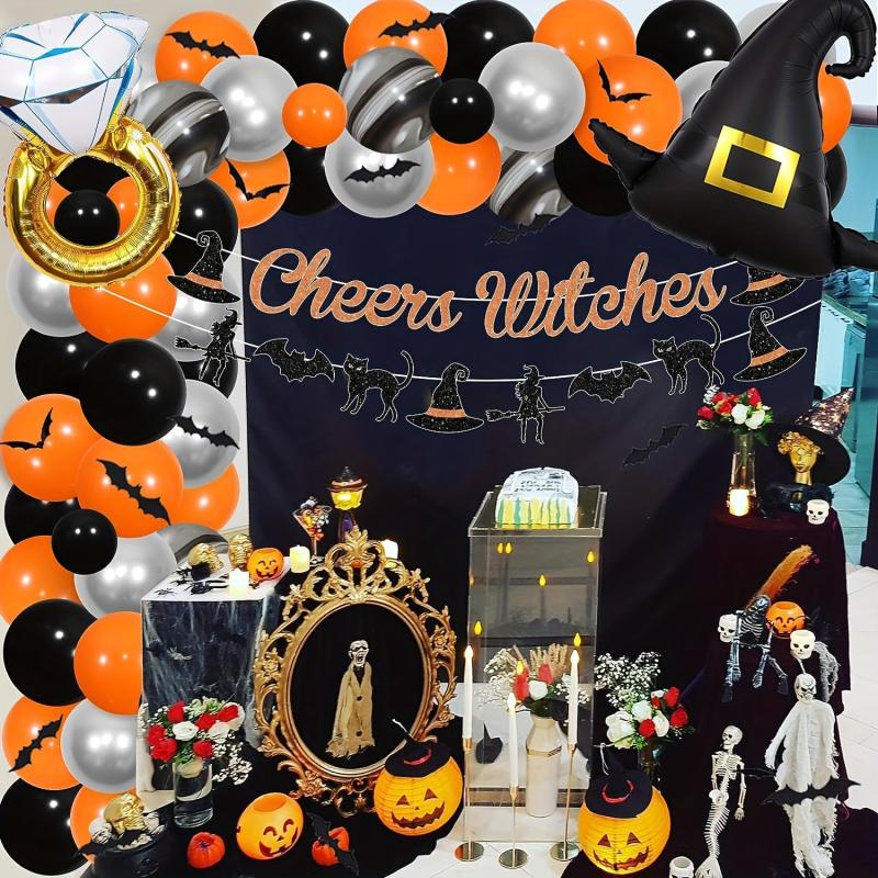 73pcs Halloween Bachelorette Party Decorations Balloon Arch Garland Kit