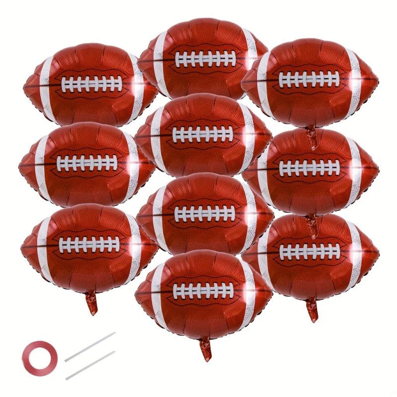 10pcs Rugby Balloon for Football Themed Birthday Party
