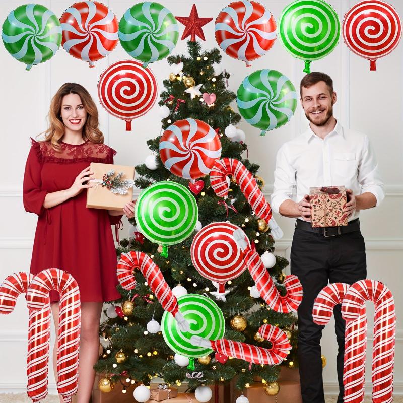 20pcs Holiday Candy Set - Scroll, Windmill, Cane Shape for Christmas & Birthdays