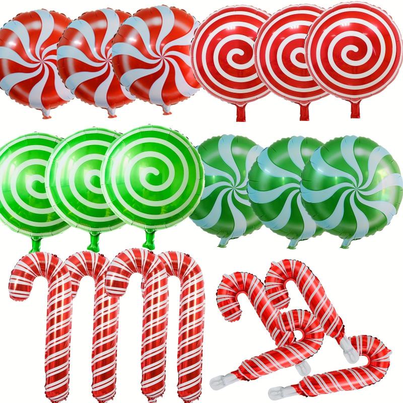 20pcs Holiday Candy Set - Scroll, Windmill, Cane Shape for Christmas & Birthdays