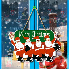 1pc Christmas Door Hanging Ornament Wall Holiday Party Arrangement Props