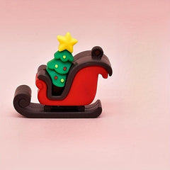 3D Christmas Doll Key Chain Creative Key Pendant