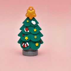 3D Christmas Doll Key Chain Creative Key Pendant