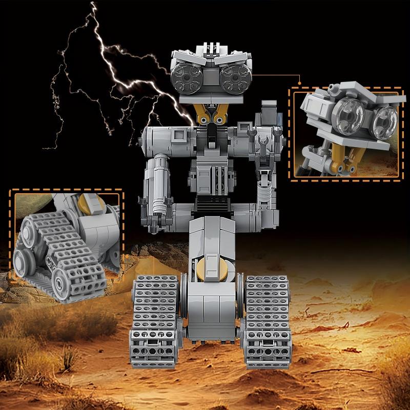 313pcs Military Building Blocks: Astros Robot Set for Kids