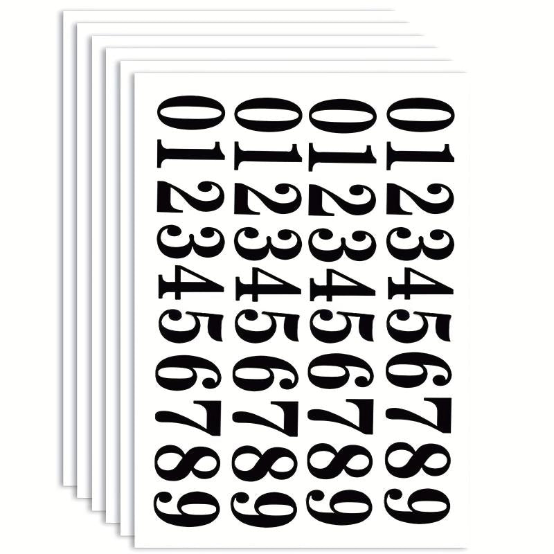 40 Vinyl Number Decals Stickers 5.08cm Mailbox Garage Door Freight Box