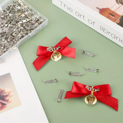 20pcs Lock Pins Back Safety Buckles for DIY Name Labels Toy Ribbons Corsage