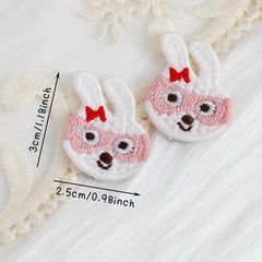 Little Rabbit DIY Sewing Accessories, Can Sew on Jackets, Jeans, Handbags, Etc