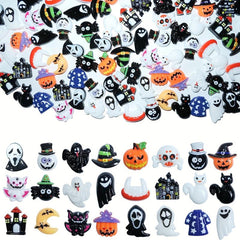 Random Halloween Resin Charms for Crafts - 10-50 Pcs Beads Ornaments