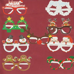 Festive Glasses Set for Christmas Birthdays Weddings Parties