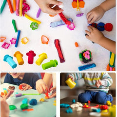 Clay Dough Tools Set Non-Toxic Modeling Dough Extruders Set