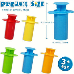 Clay Dough Tools Set Non-Toxic Modeling Dough Extruders Set