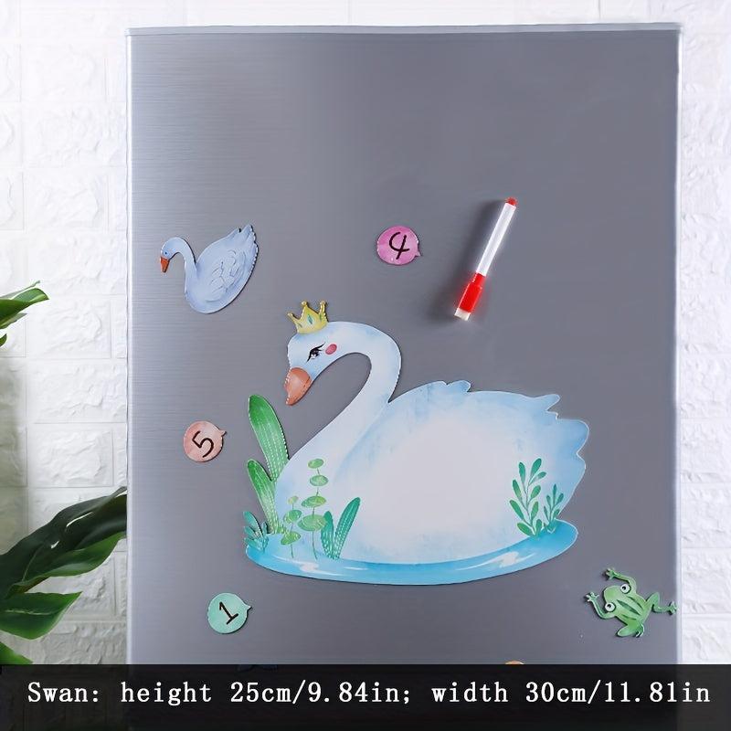 Cartoon Fridge Stickers with Rewritable Message Board