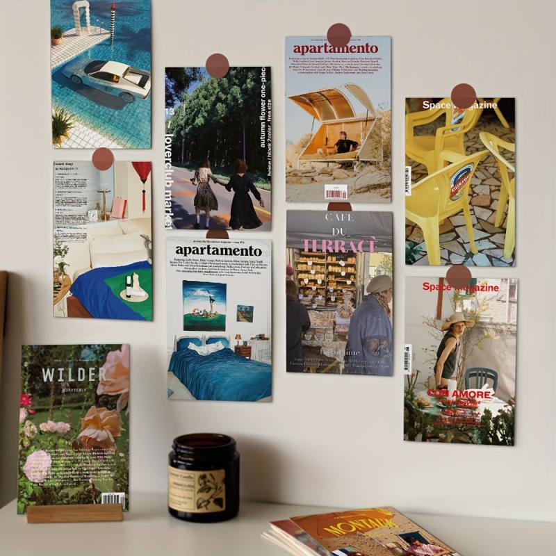 10pcs Landscape Postcards for Creative Bedroom Wall Decoration