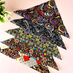 5pcs 24 89 24 Bohemian Quilted Quarter Cotton Fabric Bundles