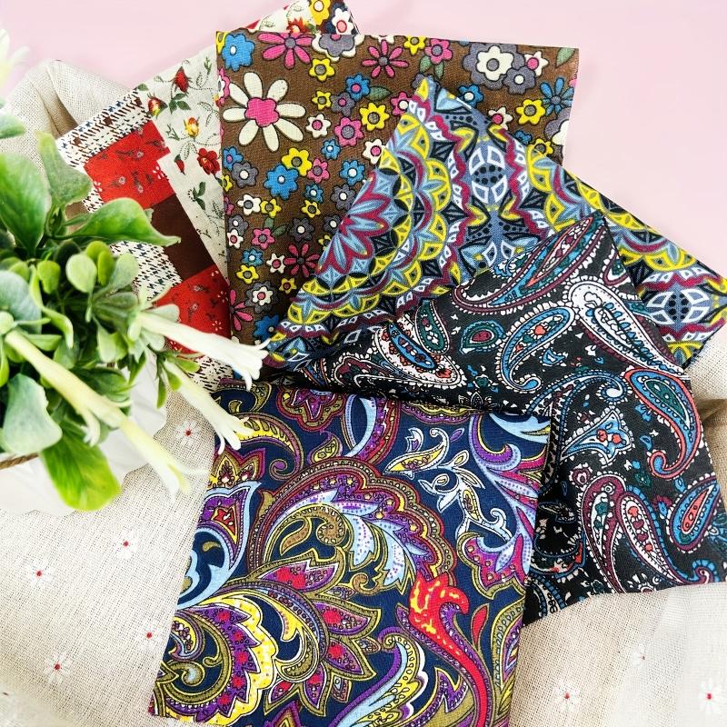 5pcs 24 89 24 Bohemian Quilted Quarter Cotton Fabric Bundles