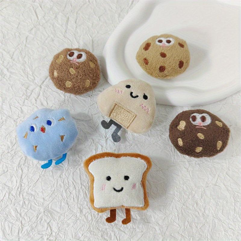 Rice Balls Biscuits Bread Dolls Plush Cotton filled Accessories 