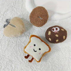 Rice Balls Biscuits Bread Dolls Plush Cotton filled Accessories 