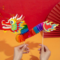 DIY Dragon Dance Kit for Family Games Party Toys