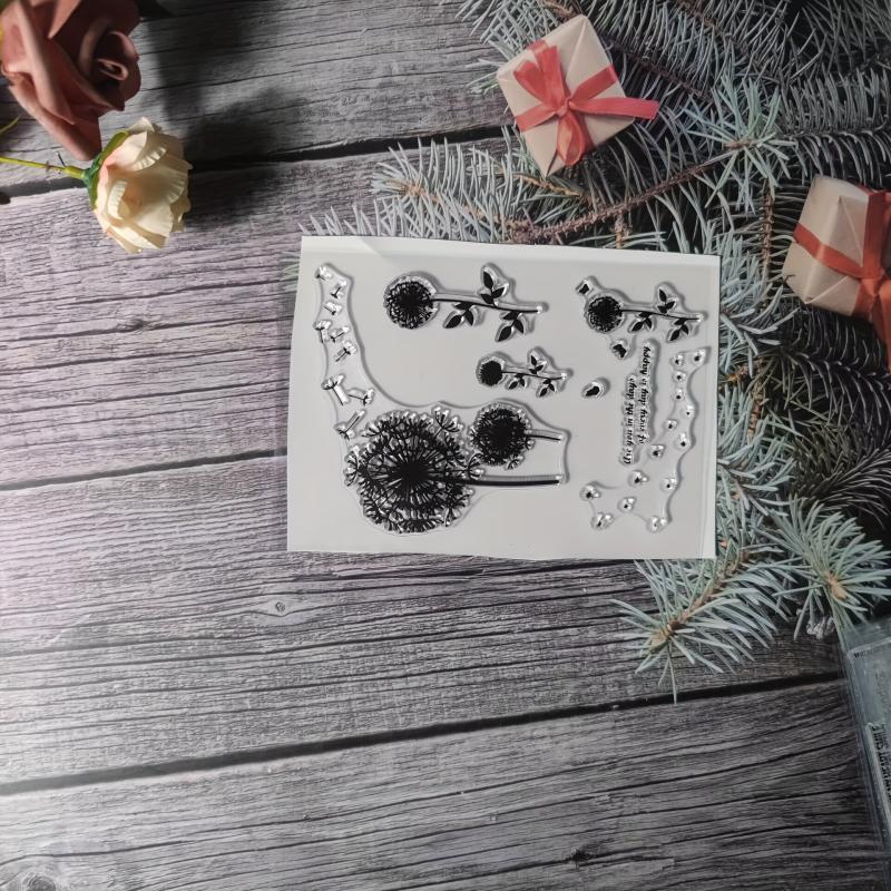 Plant Theme Stamp Set for DIY Handmade Cards