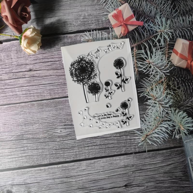 Plant Theme Stamp Set for DIY Handmade Cards