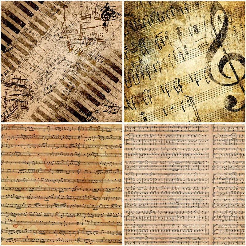 12pcs Retro Paper Journal Decoration Diy Crafts Stationery Arts
