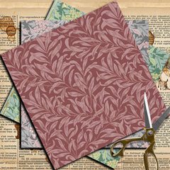 12pcs Large Paper Retro Journal for DIY Gift Women Adults