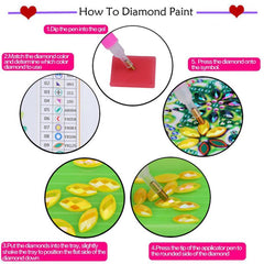 DIY Diamond Painted Canvas Bag 5D Crystal Cross Stitch Painted Handbag