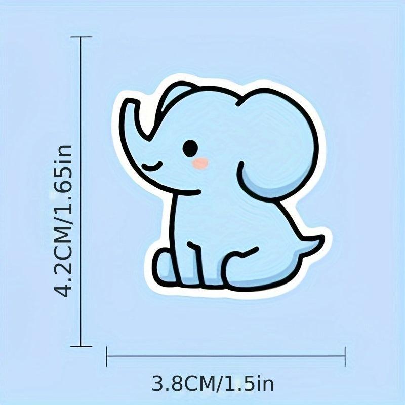 100pcs Animal Vinyl Waterproof Stickers For Laptop Water Bottles Phone Case