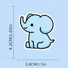 100pcs Animal Vinyl Waterproof Stickers For Laptop Water Bottles Phone Case