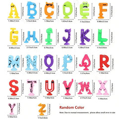 Colorful Numbers Letters Suction Cup Toys For Kids Educational Bath Toys