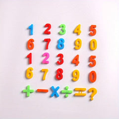 26 Magnetic Plastic Digital Stickers for Early Education Toys