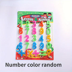 26 Magnetic Plastic Digital Stickers for Early Education Toys