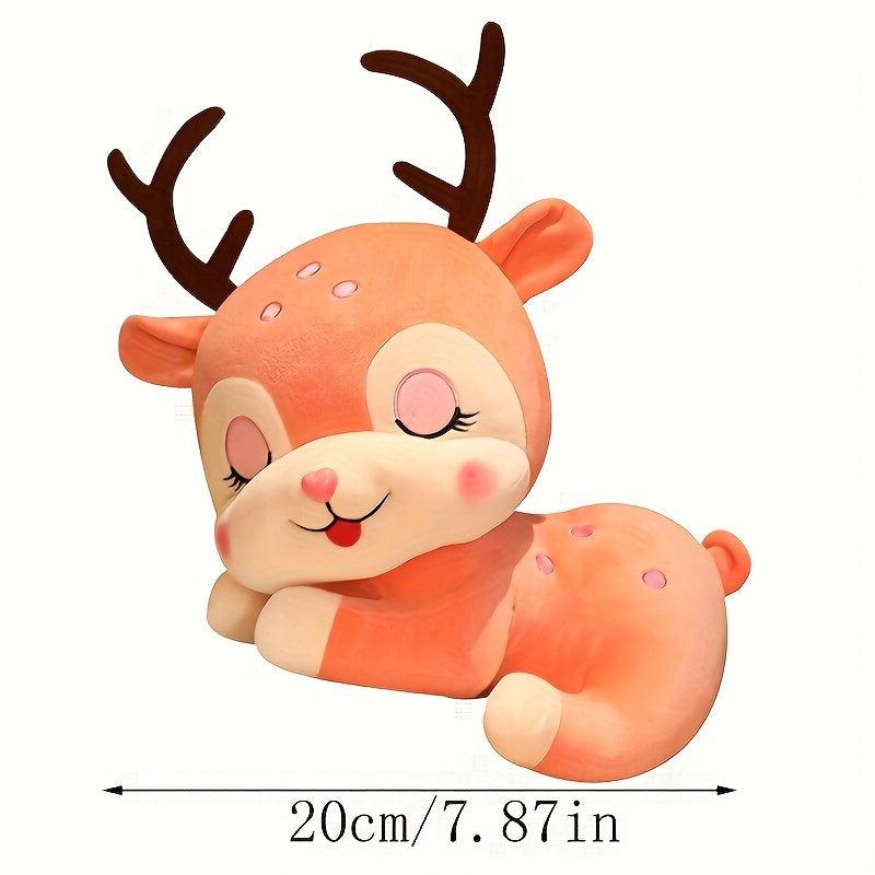 Elk Plush Animal Pillow Toy All Ages Gift