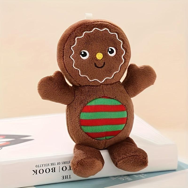 Cute Gingerbread Man Plush Toy for Halloween and Christmas