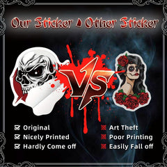 200pcs Gothic Stickers Pack For Teens Vinyl Punk Gothic Stickers
