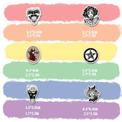 200pcs Gothic Stickers Pack For Teens Vinyl Punk Gothic Stickers