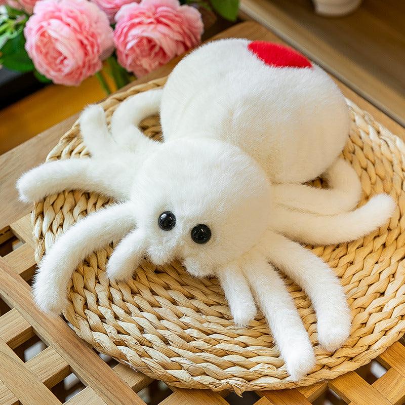 10in Spider Plush Toy Stuffed Animal Insect Pillow Doll Halloween Decoration