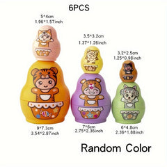 Colorful Matryoshka Doll Toy Stacking Fun Toy