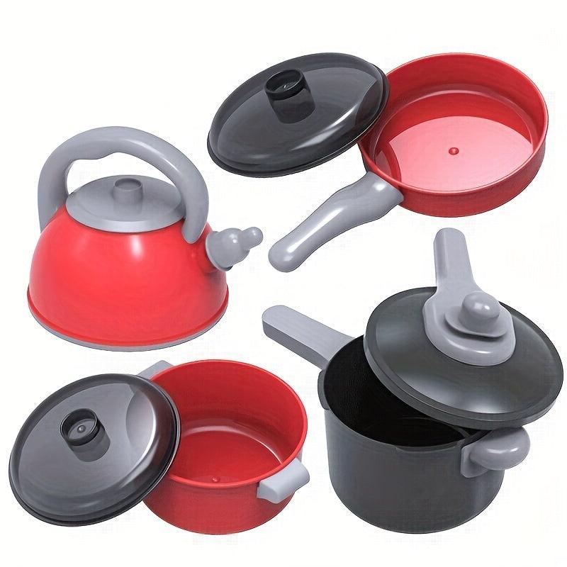 59pcs Kids Play Kitchenware Toy Food Set Baby Kitchen Steamer Cooking
