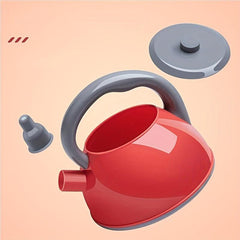59pcs Kids Play Kitchenware Toy Food Set Baby Kitchen Steamer Cooking