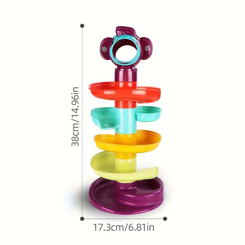 Ball Track Tower Educational Toy with Rolling Balls