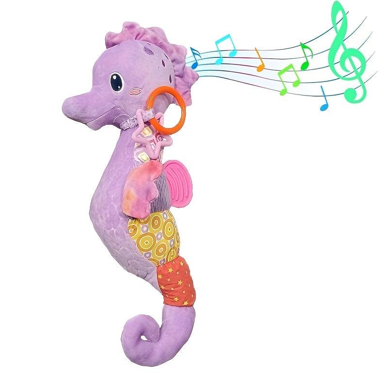 GIRLA Soft Plush Seahorse Toy w/ Bell Great for Holiday Autumn Thanksgivi