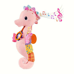GIRLA Soft Plush Seahorse Toy w/ Bell Great for Holiday Autumn Thanksgivi