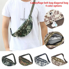 Camouflage Men Waist Pack Zipper Pocket Military Bag